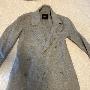 Theory Double breasted wool coat